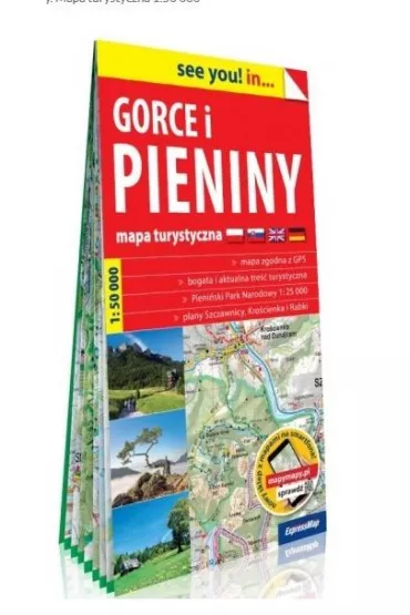 see you! in? Mapa turystyczna Gorce i Pieniny 1:50 000