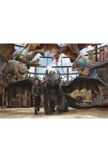 Puzzle Super 104 el. How to Train Your Dragon Clementoni