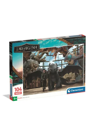 Puzzle Super 104 el. How to Train Your Dragon Clementoni