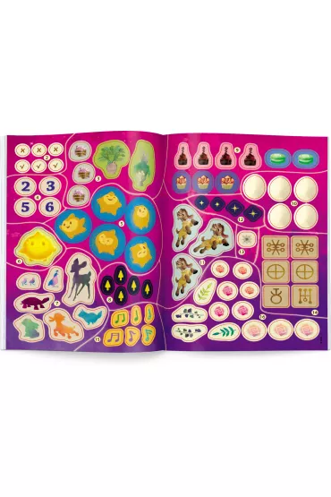 100 brokatowych naklejek. Disney �yczenie