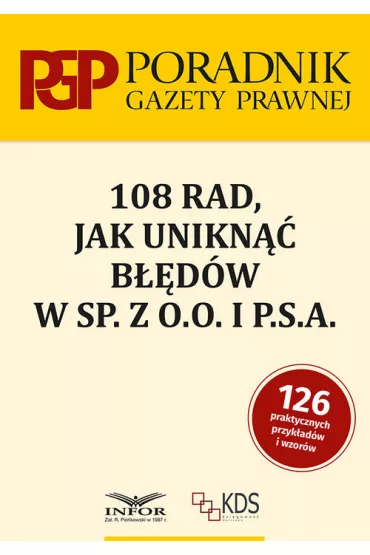 108 rad jak unikn�� b��d�w w sp. z o.o. i P.S.A.