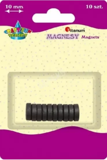Titanum Magnes okr�g�y 338441 10 szt.