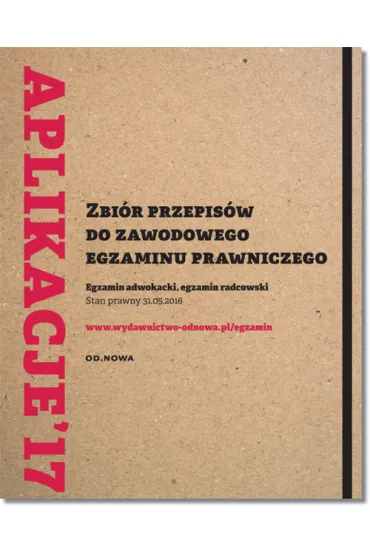 Zbi�r przepis�w do zawodowego egzaminu prawniczego
