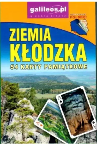 Ziemia K�odzka. 54 pami�tkowe karty do gry