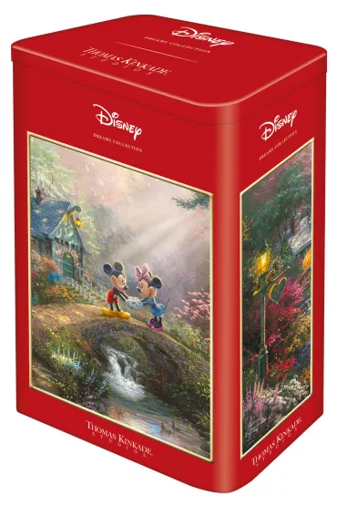 Puzzle 500 el. Thomas Kinkade Miki i Minnie puszka Schmidt - Thomas  Kinkade