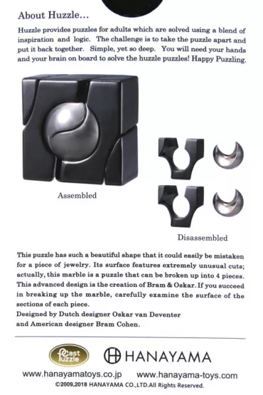 �amig��wka Cast Marble. Poziom 5/6 Hanayama - Oskar Van  Deventer
