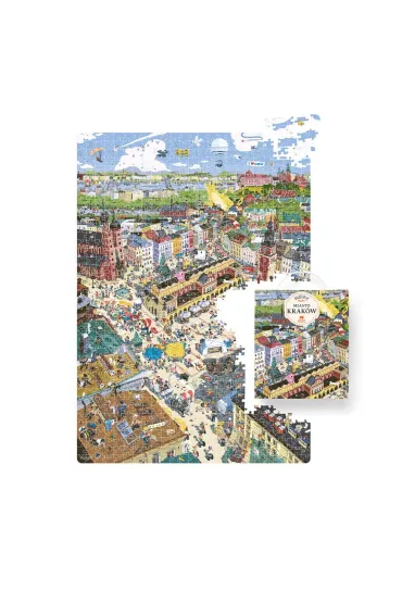 Puzzle Puzzlove CzuCzu 1000 el. Miasto Krak�w Bright Junior Media