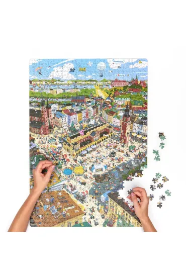 Puzzle Puzzlove CzuCzu 1000 el. Miasto Krak�w Bright Junior Media