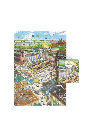 Puzzle Puzzlove CzuCzu 1000 el. Miasto Krak�w Bright Junior Media
