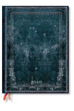 Paperblanks Kalendarz 2020 Ultra Day-at-a-Time Midnight Steel 12m