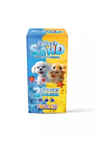 Fluffy Sand 2x70g niebieski/��ty Tuban
