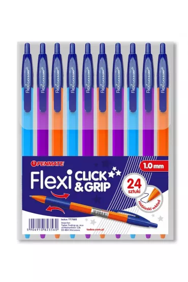 Penmate D�ugopis Flexi Click&Grip 24 szt.