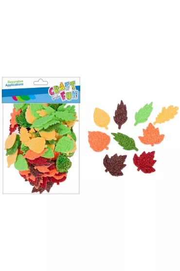 Craft with Fun Li�cie jesienne, samoprzylepne 120 szt.