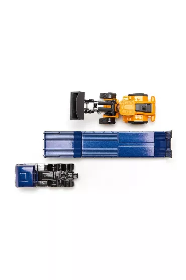 Siku Super. Ci�ar�wka MAN TGX XXL z �adowark� JCB