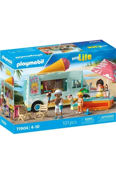 Playmobil My Life Furgonetka z lodami i sklepikiem surfingowym 71904