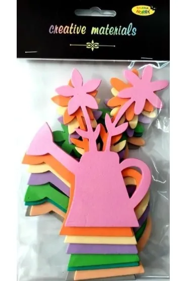 Galeria Hobby Kwiatki w konewce z pianki 9.5x12cm