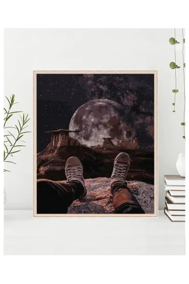 Twoje Hobby Malowanie po numerach - Widok ksi�yca 40x50cm