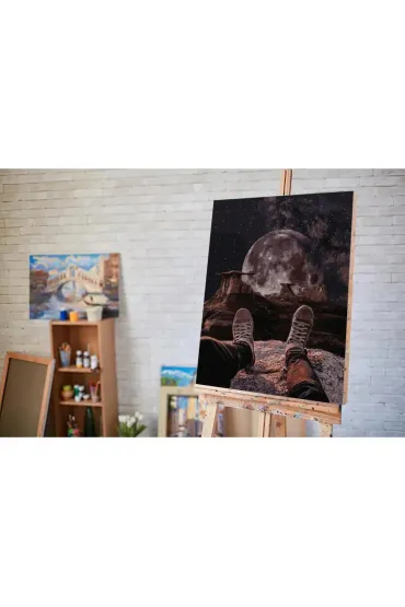 Twoje Hobby Malowanie po numerach - Widok ksi�yca 40x50cm