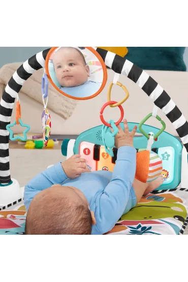 Fisher-Price. Mata edukacyjna z pianinkiem Mattel
