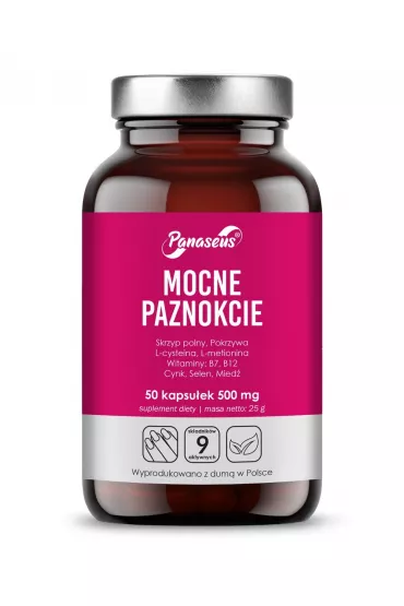 Panaseus Mocne paznokcie Suplement diety 50 kaps.