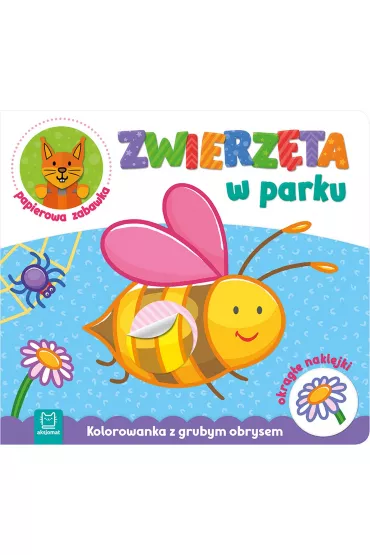 Zwierz�ta w parku. Kolorowanka z grubym obrysem - Agnieszka Bator