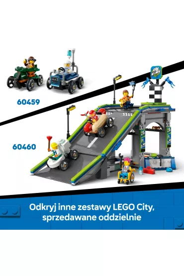 LEGO City Zestaw wycigwek: pizza kontra wz straacki 60458