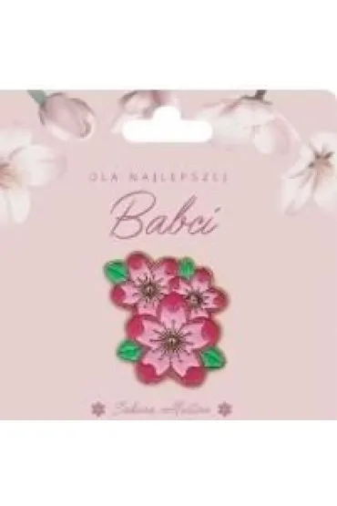 Be-Happy Gifts Broszka prezentowa Najlepsza Babcia