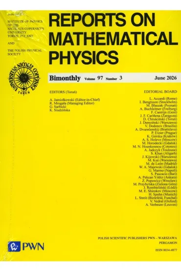 Reports On Mathematical Physics 97/3 2026