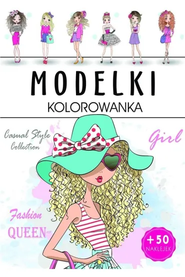 Modelki. Kolorowanka