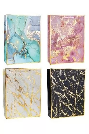 Rozette Torebka ozdobna Marmur 26x32x10cm mix