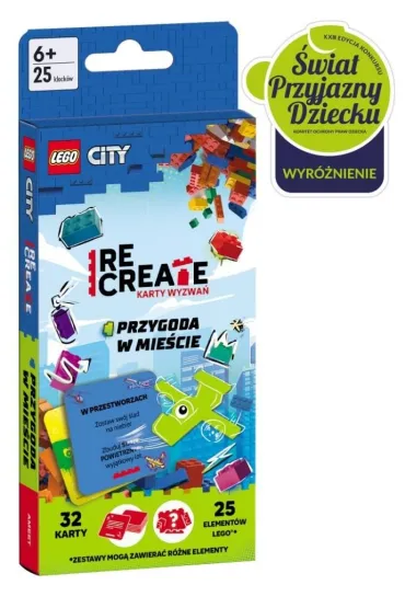 LEGO Recreate. Karty Wyzwa�. Przygoda w mie�cie