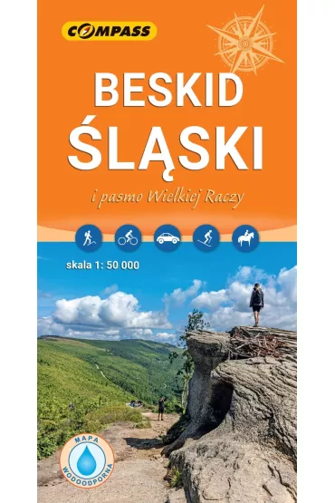 Beskid �l�ski i pasmo Wielkiej Raczy mapa laminowana skala 1 : 50 000