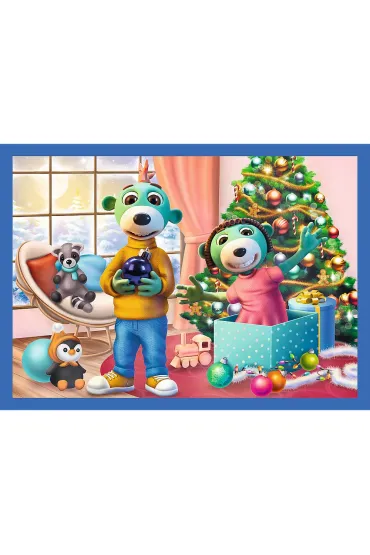 Puzzle 4w1 - U Treflik�w pada �nieg (12+15+20+24 el.)