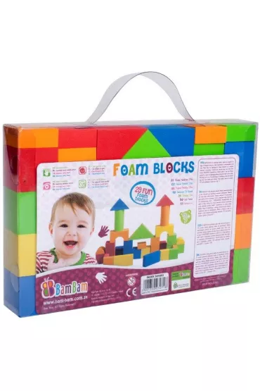 Bam bam klocki pianka 29 element�w - Bam Bam