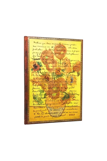 Embellished Manuscripts Collection Kalendarz 2027 Van Gogh Sunflowers tygodniowy