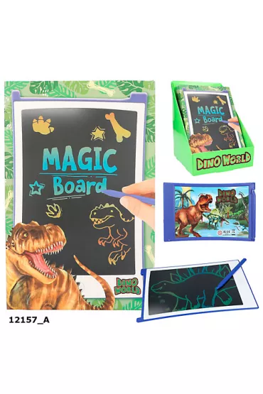 Magiczna tablica Dino World z LCD 12157A Depesche