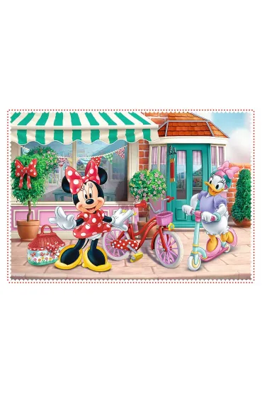 Puzzle 4w1 - Minnie z przyjaci�mi (12+15+20+24 el.) Trefl