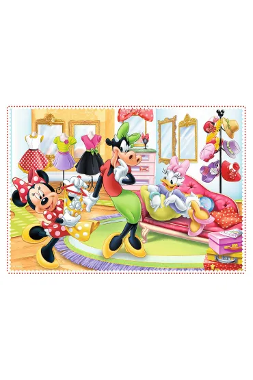 Puzzle 4w1 - Minnie z przyjaci�mi (12+15+20+24 el.) Trefl