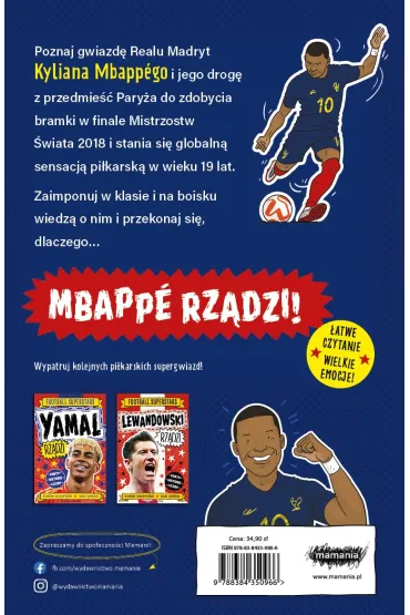 Mbapp� rz�dzi. Football superstars - Simon  Mugford