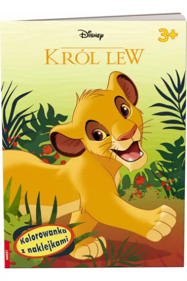 Kr�l Lew. Kolorowanka z naklejkami