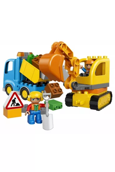 LEGO DUPLO Ci�ar�wka i koparka g�sienicowa 10812
