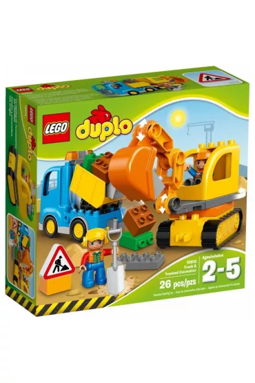LEGO DUPLO Ci�ar�wka i koparka g�sienicowa 10812