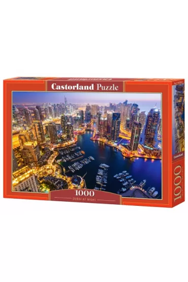 Puzzle 1000 el. Dubaj noc� Castorland