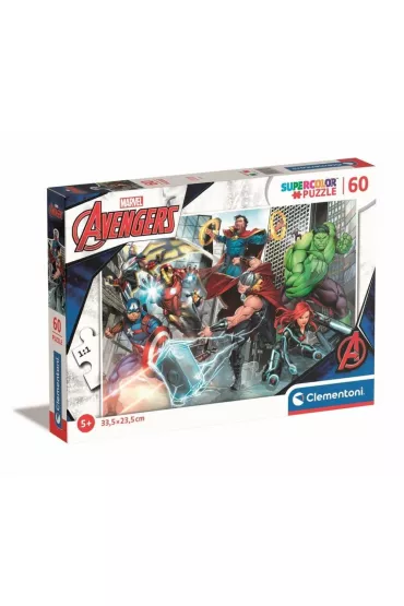 Puzzle 60 el. Super Kolor Avangers Clementoni