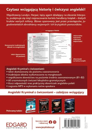 Angielski. Krymina� z �wiczeniami. Cold Little Hand. Archiwum zbrodni - Kevin Hadley