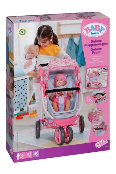 Baby born - W�zek Deluxe Pram Zapf