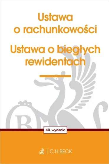 Ustawa o rachunkowo�ci oraz ustawa o bieg�ych rewidentach
