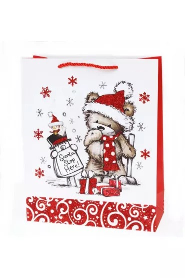 Canpol Torebka ozdobna twarda brokatowa �wi�ta TY-30S 26 x 32 cm