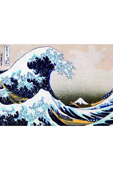 Puzzle 1000 el. Wielka fala, Katsushika Hokusain Eurographics