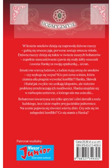 Porywacz smok�w. Si�dmy zmys�. Tom 3 - Ilka Pacovsk�